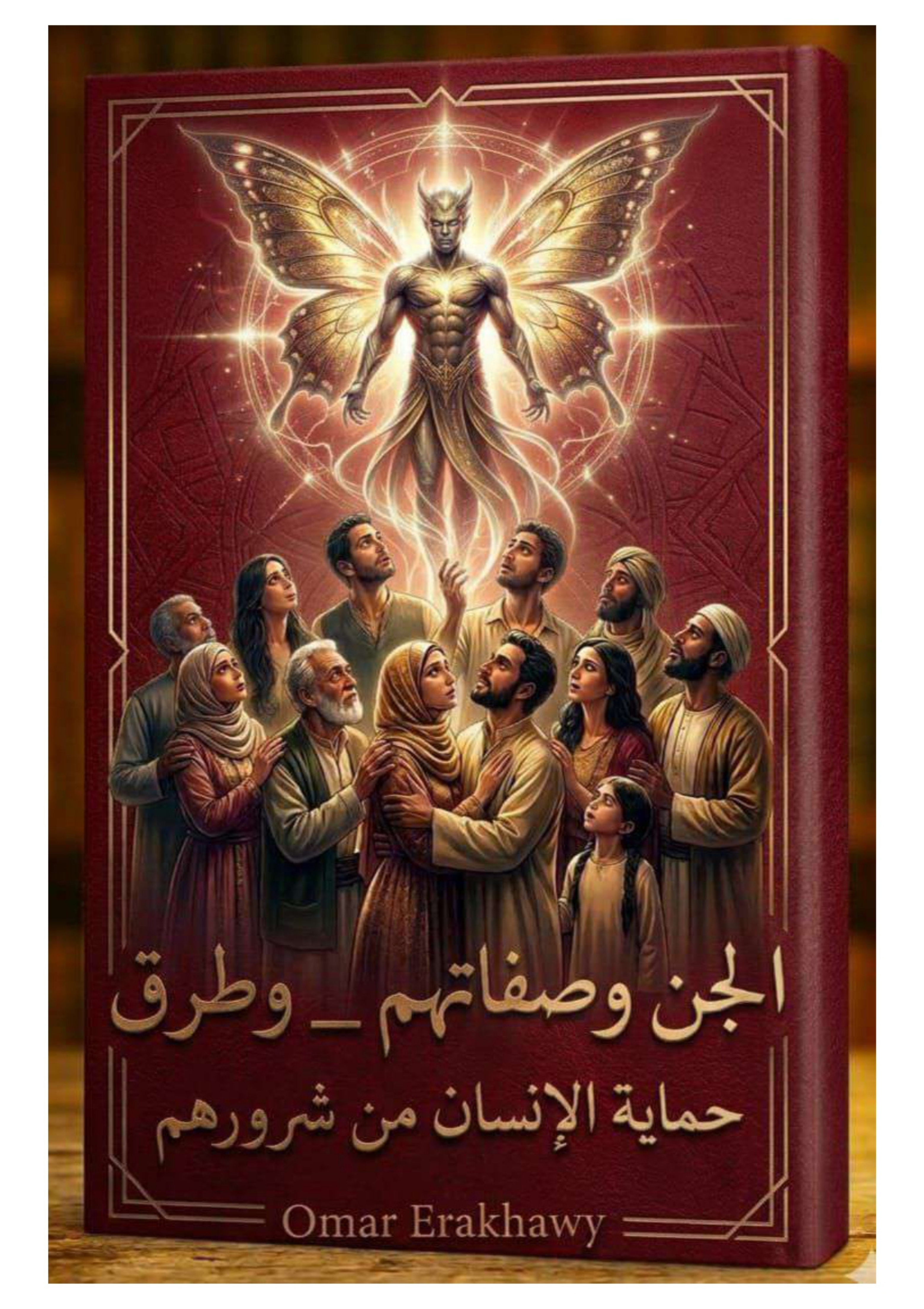 غلاف كتاب الجن وصفاتهم وطرق حماية الإنسان من شرورهم - عمر الرخاوى