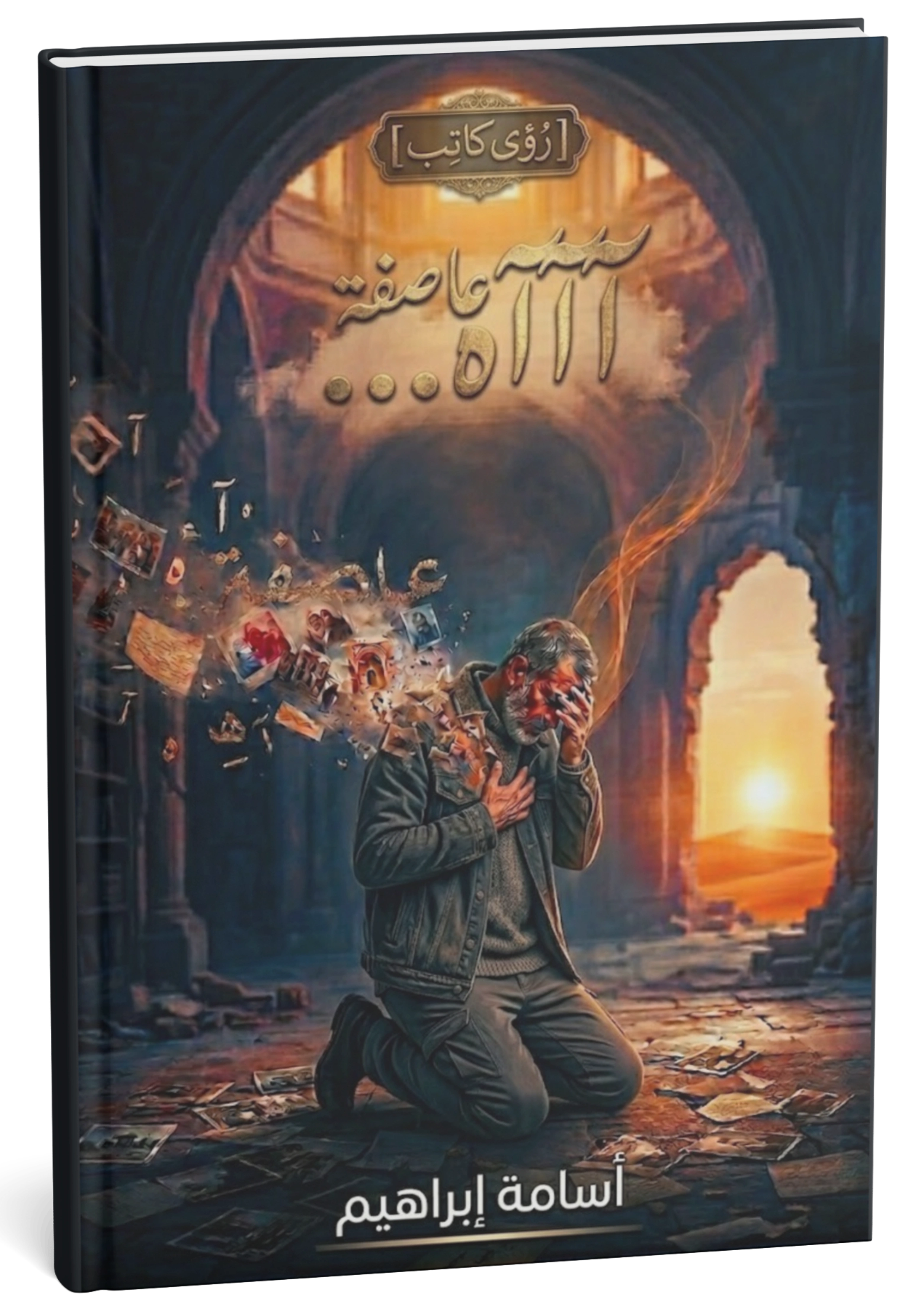 غلاف كتاب عاصفة آآآه