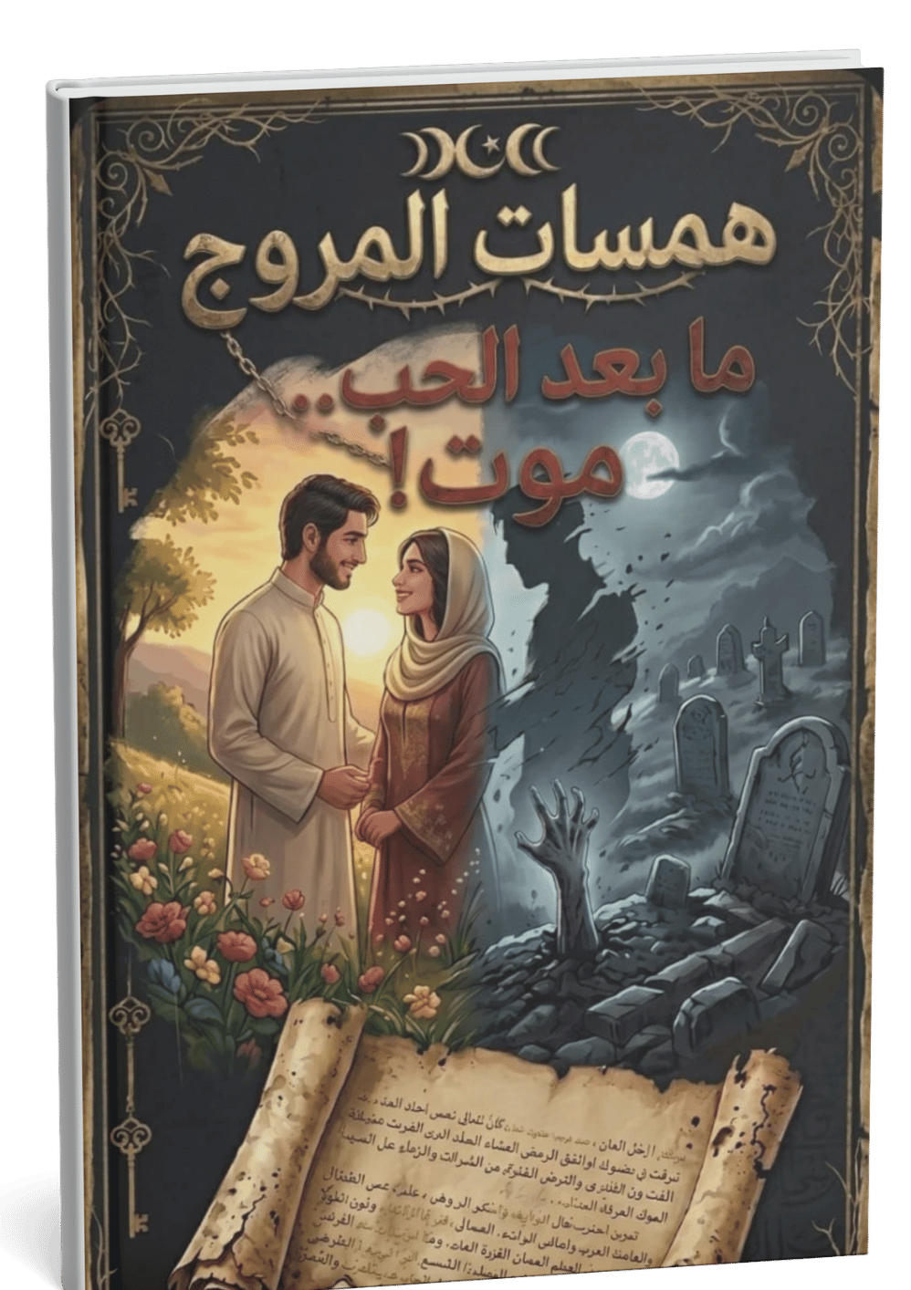 غلاف رواية همسات المروج - سيف مرواد